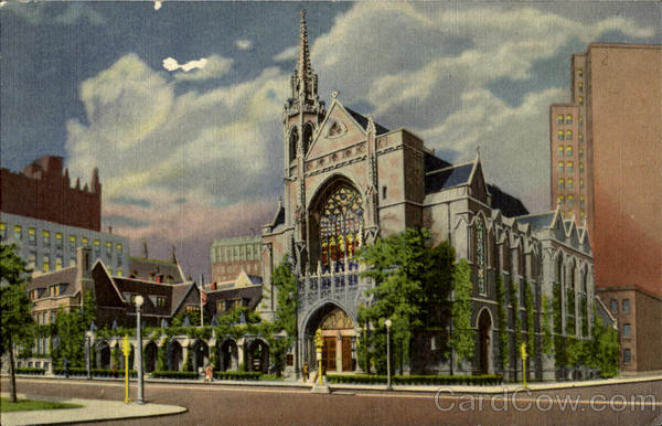 The Fourth Presbyterian Church, North Michigan Avenue And Delaware ...