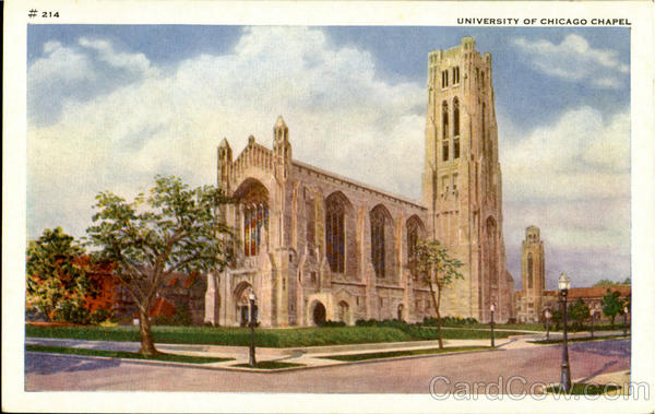 University Of Chicago Chapel Illinois