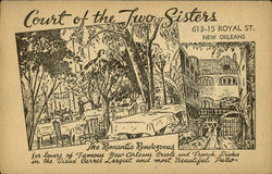 Court Of The Two Sisters, 613-15 Royal St New Orleans, LA Postcard Postcard