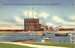 Electric Generating Plant Dunkirk, NY Postcard Postcard