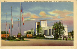 Hall Of State And The Court Of Honor, State Fair of Texas Dallas, TX Postcard Postcard