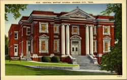 Central Baptist Church Johnson City, TN Postcard Postcard