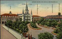 Jackson Square And Cabildo New Orleans, LA Postcard Postcard