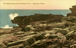 The Watch Dog On The Marginal Way Postcard