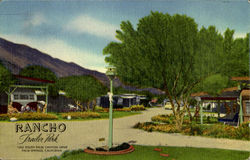 Rancho Trailer Park, 1563 South Palm Canyon Drive Palm Springs, CA Postcard Postcard