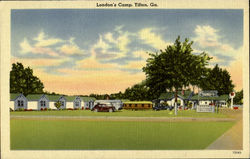 London's Camp Postcard