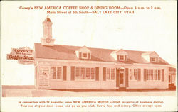 New America Coffee Shop & Dining Room, Main Street Postcard