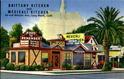 Brittany Kitchen And Mexicali Kitchen, 1st and Atlantic Ave. Postcard