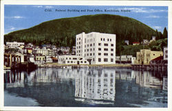 Federal Building And Post Office Ketchikan, AK Postcard Postcard