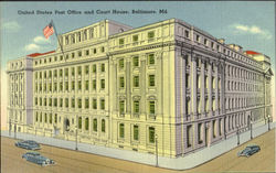 United States Post Office And Court House Postcard