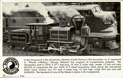 Northern Pacific Chicago Railroad Fair Postcard