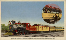 Narrow Gauge Deadwood Central Train Postcard