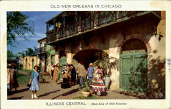 Old New Orleans In Chicago Postcard