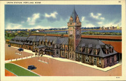 Union Station Portland, ME Postcard Postcard