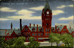 Milwaukee Depot Postcard