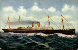 Steamship Baltic Boats, Ships Postcard Postcard