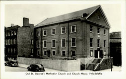 Old St. George's Methodist Church And Church House Philadelphia, PA Postcard Postcard