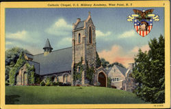 Catholic Chapel, U. S. Military Academy West Point, NY Postcard Postcard