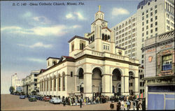 Gesu Catholic Church Miami, FL Postcard Postcard