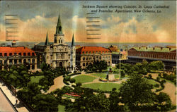 Jackson Square New Orleans, LA Postcard Postcard