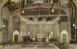 Sanctuary Chicago Temple Illinois Postcard Postcard