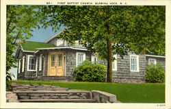 First Baptist Church Blowing Rock, NC Postcard Postcard