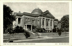 First Baptist Church Albemarle, NC Postcard Postcard