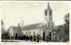 St. Martin Catholic Church Saint Martinville, LA Postcard Postcard