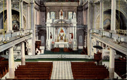 Interior Of St. Louis Cathedral New Orleans, LA Postcard Postcard