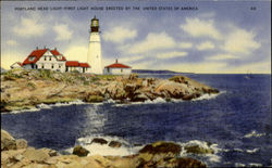 Portland Head Light Postcard