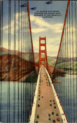 Golden Gate Bridge Postcard