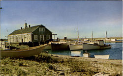 Fish Pier, Chatham Cape Cod, MA Postcard Postcard