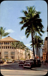 Bishop Street Honolulu, HI Postcard Postcard