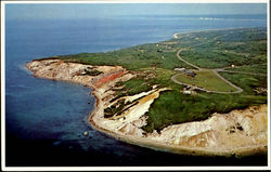 Air View Of Gay Head Postcard