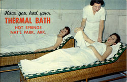 Have You Had Your Thermal Bath, National Park Postcard