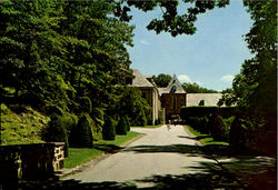 Main Drive Facing Plaza Arch Postcard