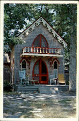 One Of The Quaint Gingerbread Houses Postcard