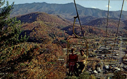 As Seen From The Skylift Gatlinburg, TN Postcard Postcard