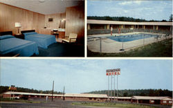 Shepherd Motel & Restaurnat, Highway 53 & 1-75 Calhoun, GA Postcard Postcard