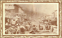 Street Scene Of Deadwood Postcard