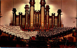 World-Famous Choir And Organ Of The Morman Tabernacle Postcard