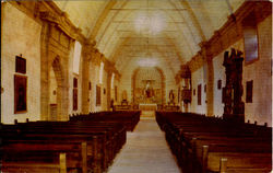 Interior Carmel Mission California Postcard Postcard