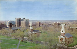 The Three Churches On The Green Postcard