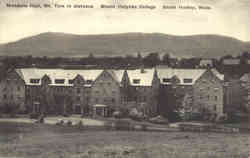 Mandelle Hall, Mt. Tom in distance, Mount Holyoke College South Hadley, MA Postcard Postcard