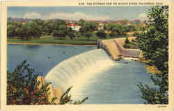 The Storage Dam on Scioto River Postcard