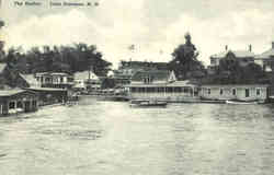 The Harbor Lake Sunapee, NH Postcard Postcard