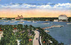 Looking Eastward Across Lake Worth Postcard