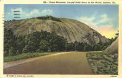 Stone Mountain Atlanta, GA Postcard Postcard