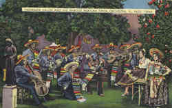 Professor Valles And His Famous Mexican Tipica Orchestra El Paso, TX Postcard Postcard