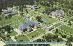 Aerial View of Central Section, State Owned Saratoga Spa Saratoga Springs, NY Postcard Postcard